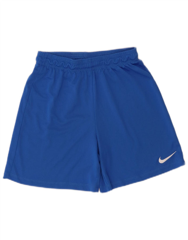 Nike Boys Dri Fit Sport Shorts 12-13 Years Large Blue Poliester