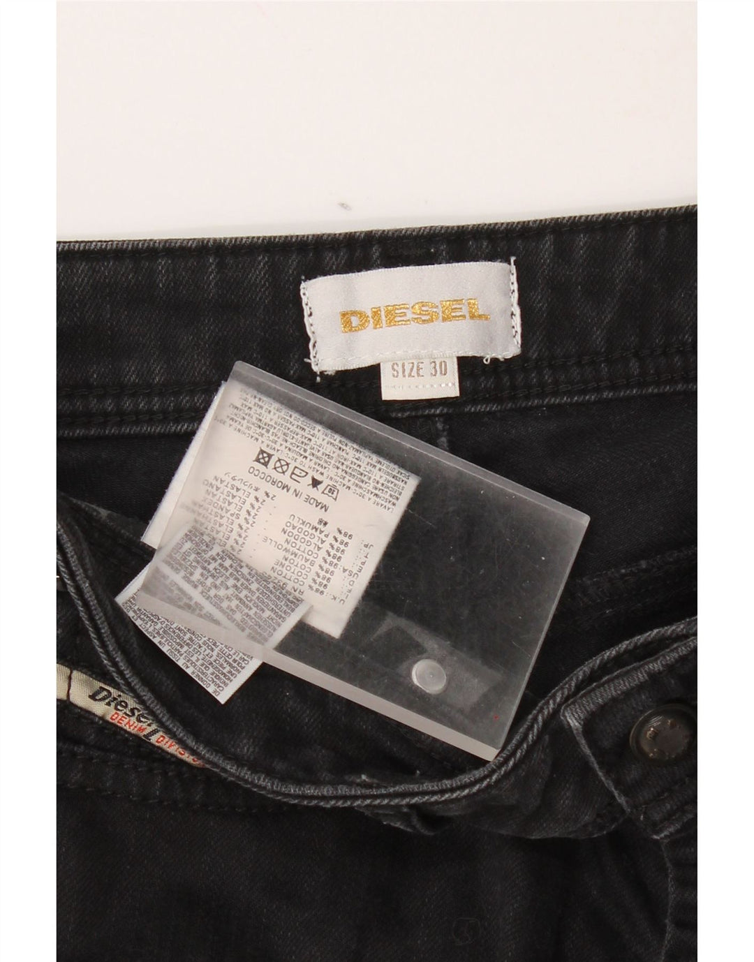 Diesel ženske uske traperice W30 L28 sivi pamuk