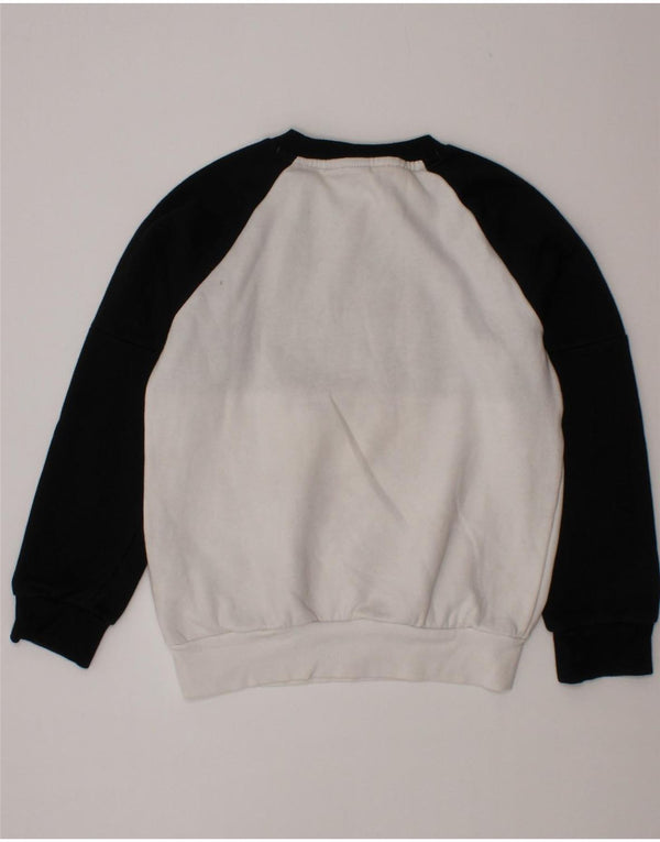 Adidas Boys Graphic Sweatshirt Džemper 6-7 godina crni pamuk u boji