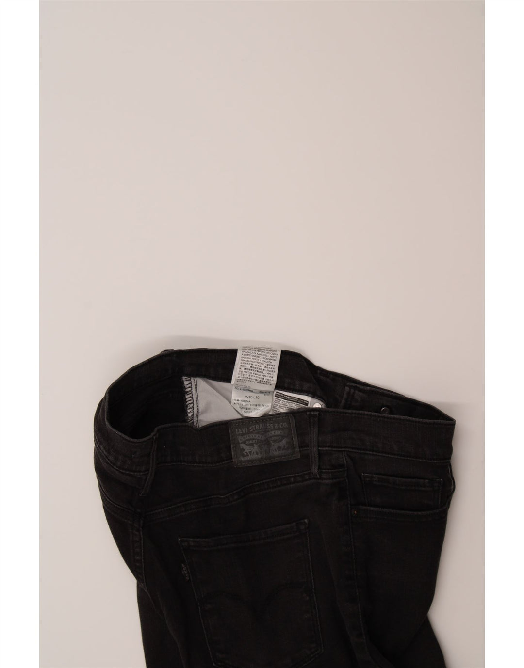LEVI'S Womens Skinny Jeans  W30 L30 Black Cotton Vintage Levi's and Second-Hand Levi's from Messina Hembry 