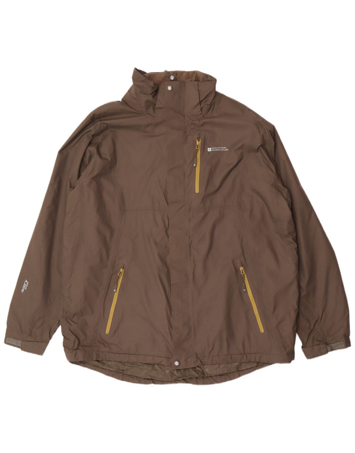 Muška kišna jakna Mountain Warehouse UK 42 XL kaki najlon