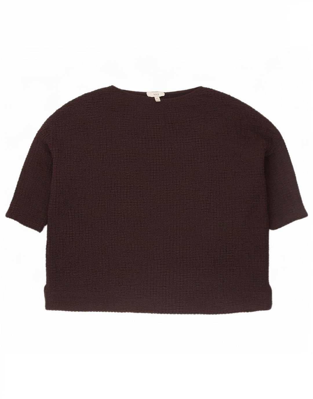Top ženske bluze Marks & Spencer UK 22 3XL smeđi poliester