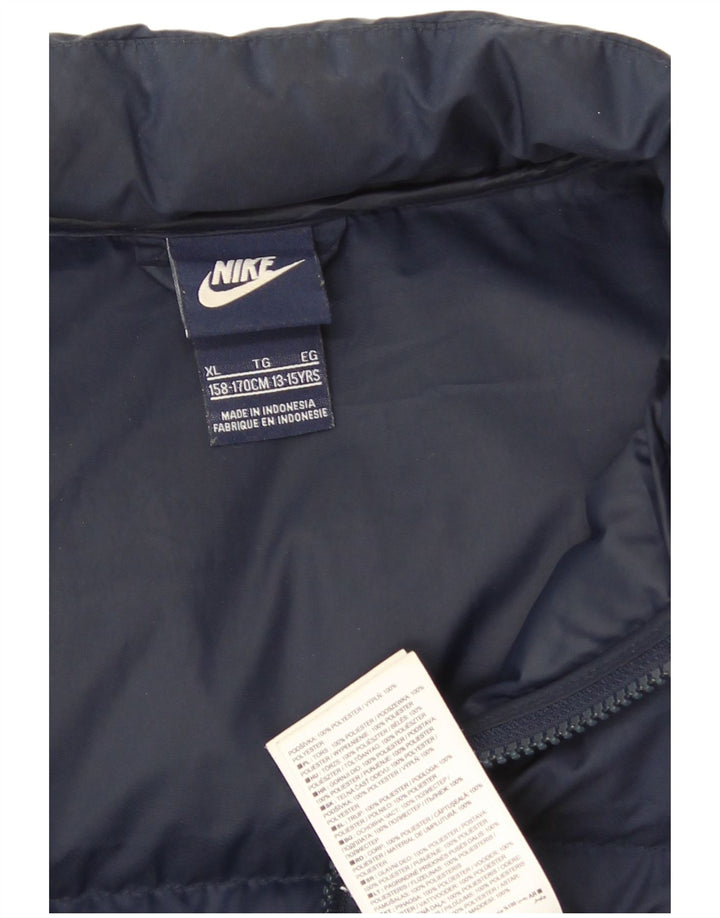 Nike Boys Padded Gilet 13-14 Years XL tamnoplavi poliester