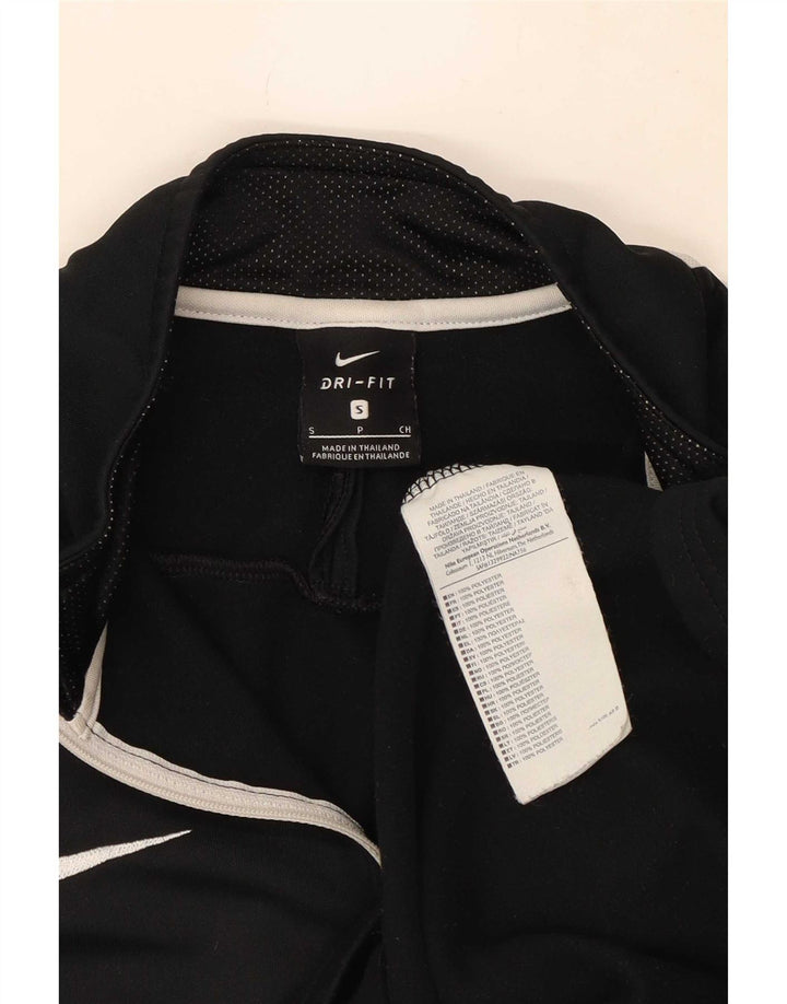 Nike Dri Fit majica s izrezom s patentnim zatvaračem i gornji dio male crne trenirke