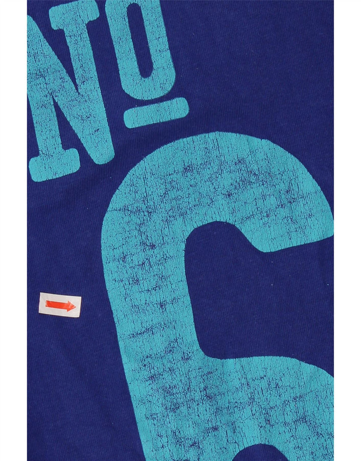 Superdry muška majica kratkih rukava s grafičkim motivima, mali plavi pamuk