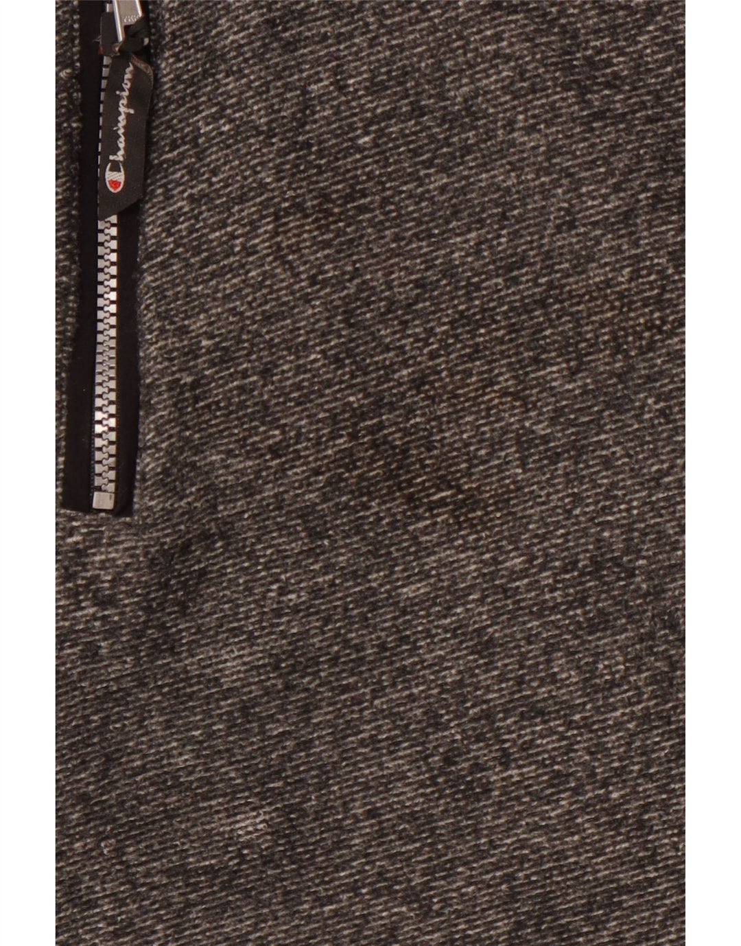 CHAMPION Muška flis jakna s kapuljačom UK 42 XL poliester u sivoj prugi