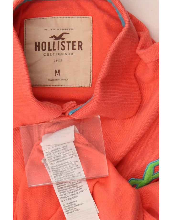 HOLLISTER Muška polo majica srednje crvene pamučne boje