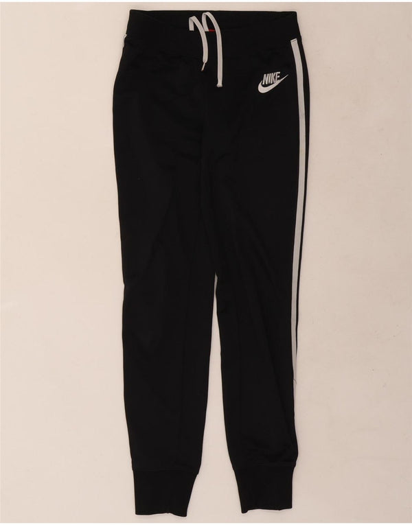 Nike Ženska trenirka Hlače Joggers UK 6 XS crni prugasti poliester