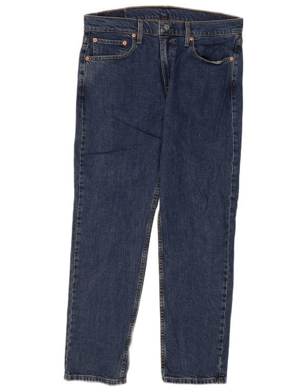 Levi's muške 502 sužene traperice W33 L29 plavi pamuk