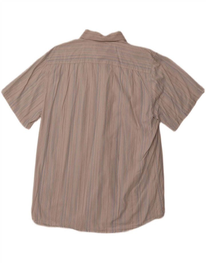 PIERRE CARDIN Muška košulja kratkih rukava 2XL pamuk na plave pruge