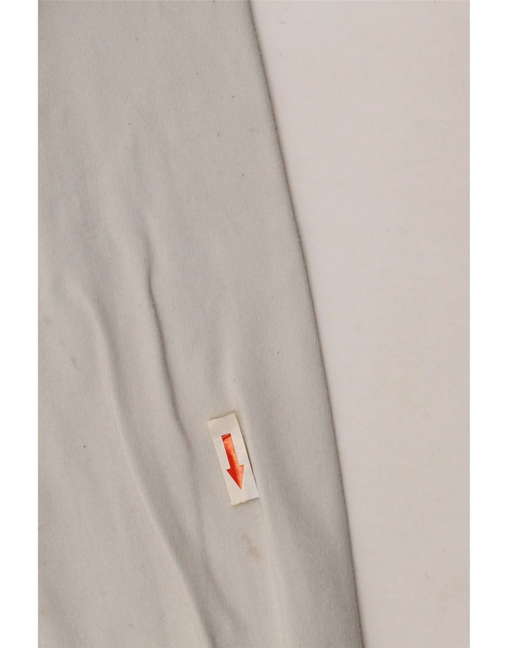 ADIDAS Muška gornja jakna trenirke UK 36/38 Mala bijela pamuk