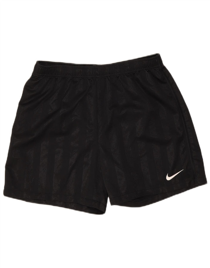 Nike muške sportske kratke hlače srednje crne pruge od poliestera