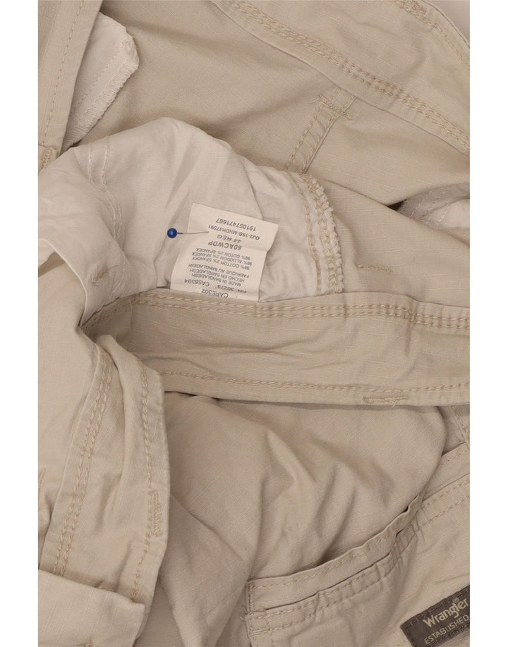 WRANGLER Muške kargo kratke hlače W44 2XL bež pamuk