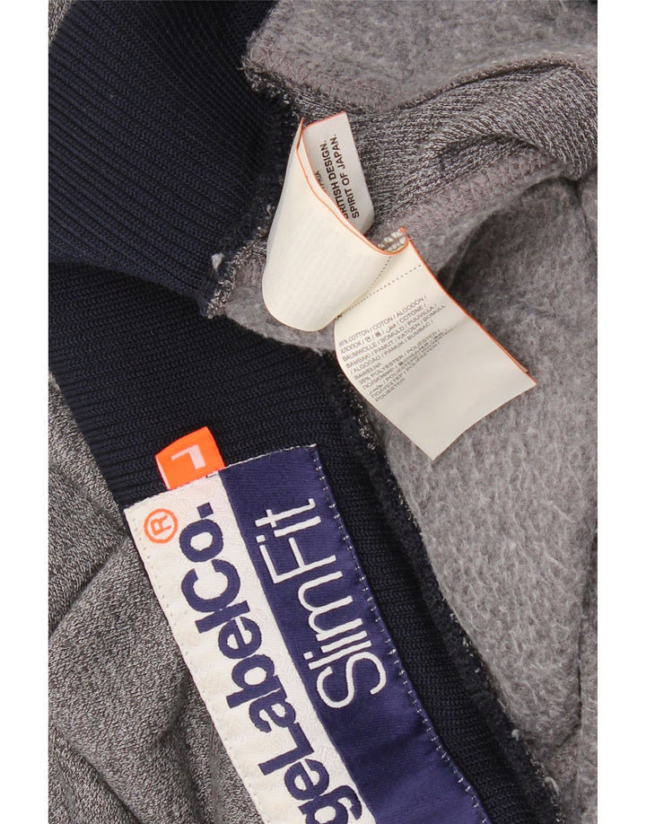 SUPERDRY Muške uske sportske kratke hlače Veliki sivi pamuk