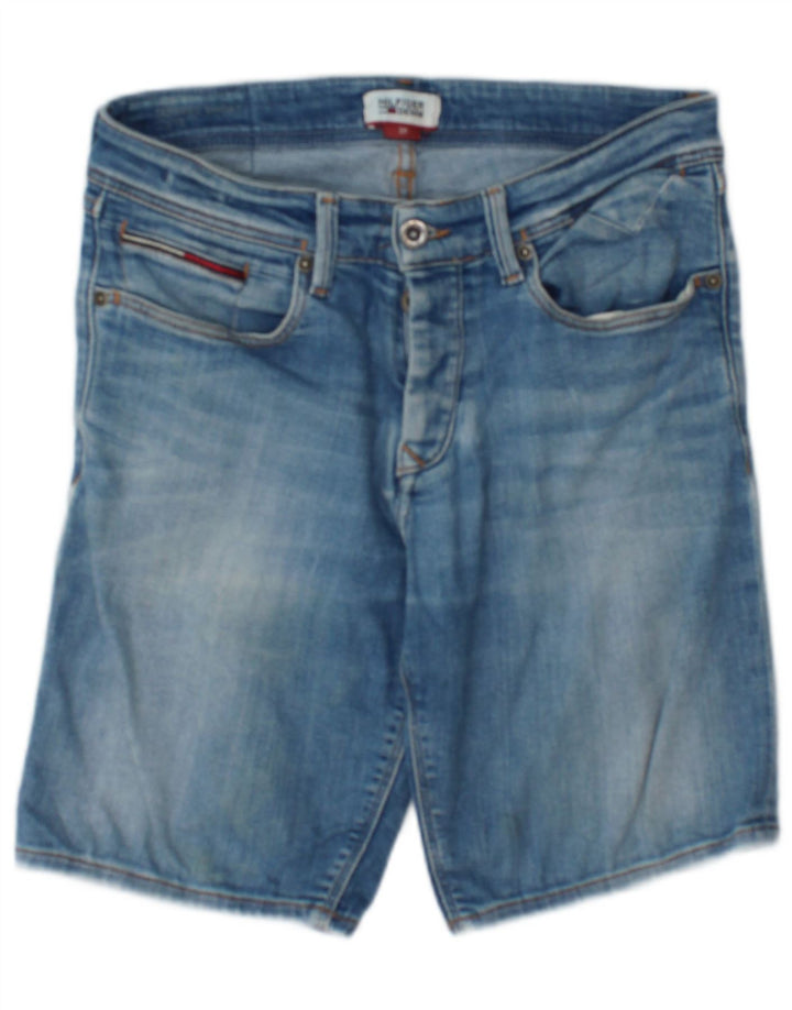 Tommy Hilfiger muške traper kratke hlače W29 male plave