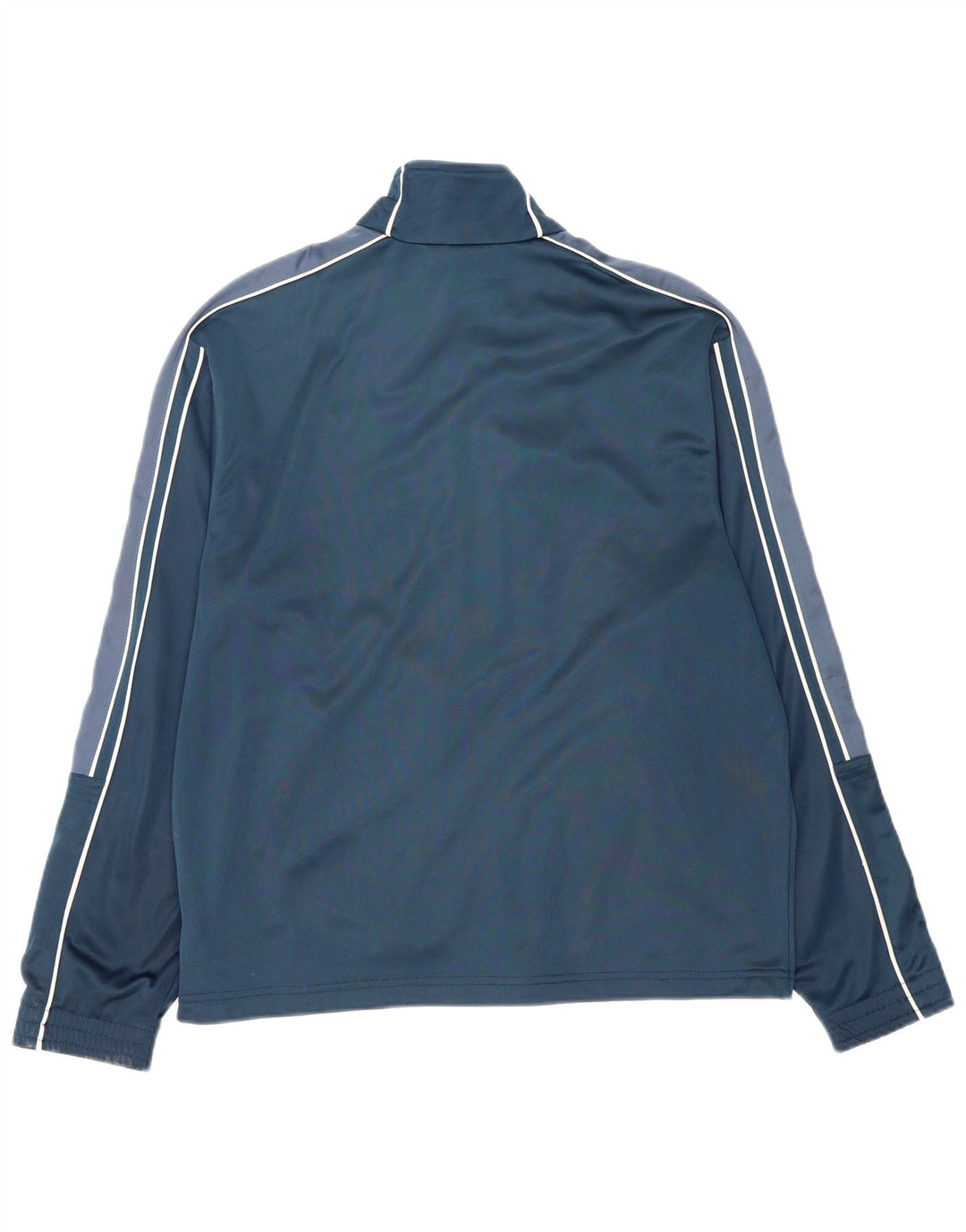 DIADORA Mens Tracksuit Top Jacket UK 40 Medium Navy Blue Colourblock