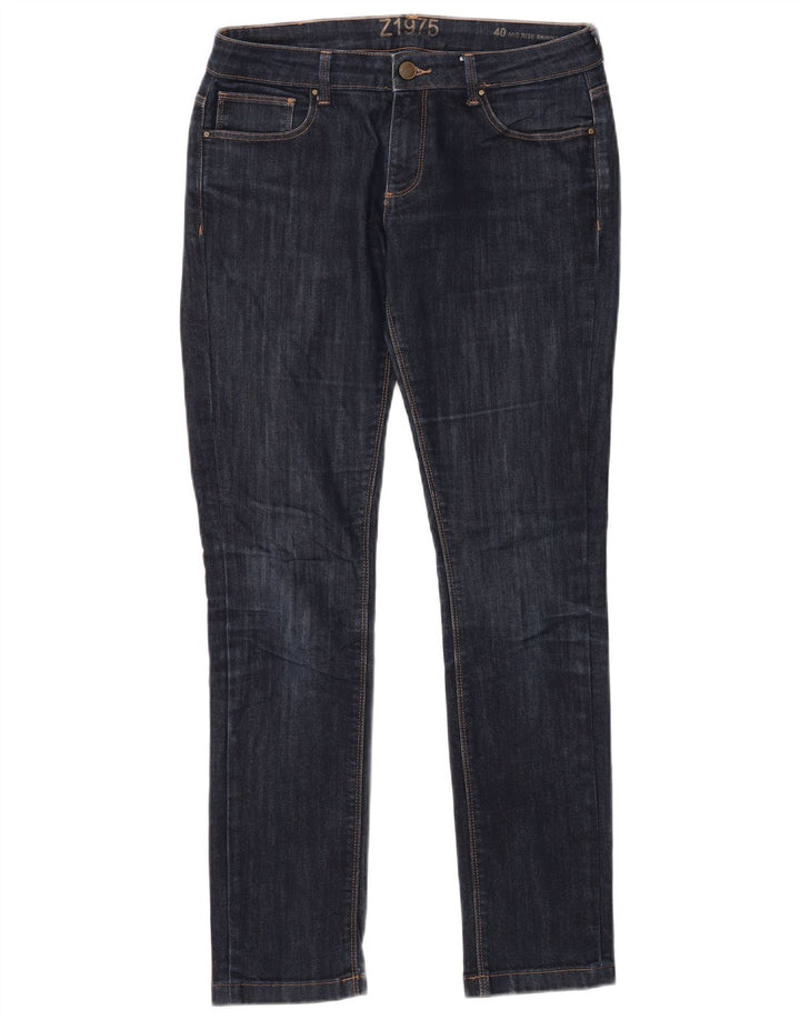 ZARA ženske uske traperice srednjeg rasta EU 40 srednje W30 L30 tamnoplave