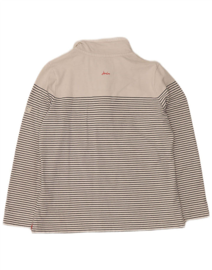 JOULES Ženska majica s kratkim rukavima UK 14 srednje bijele pruge