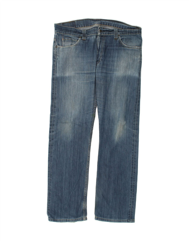 LEVI'S muške ravne traperice W38 L32 plavi pamuk