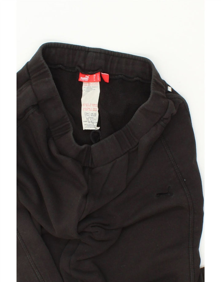 PUMA Womens Tracksuit Trousers UK 12 Medium  Black Cotton Vintage Puma and Second-Hand Puma from Messina Hembry 