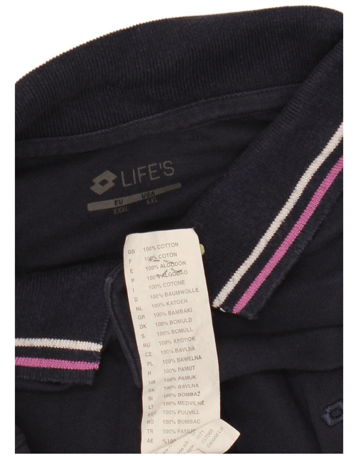 LOTTO muška polo majica 2XL tamnoplavi pamuk