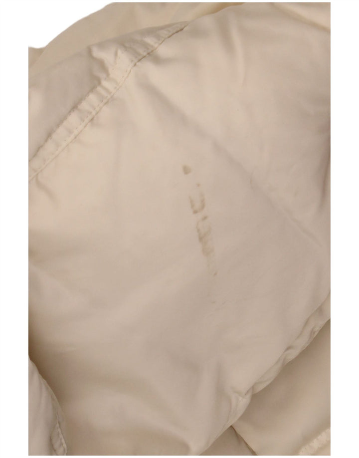 CALVIN KLEIN JEANS Ženska prevelika podstavljena jakna UK 10 Small Off White