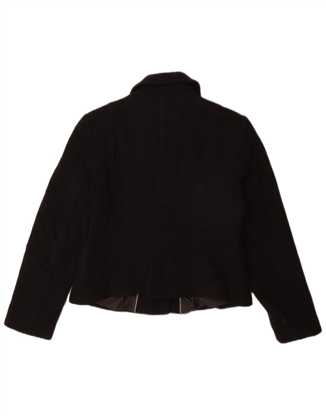 Marks & Spencer ženski kratki kaput UK 14 Srednja crna viskoza