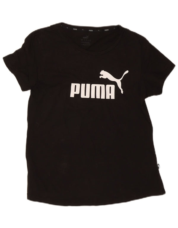 Puma ženska majica kratkih rukava s grafičkim motivima UK 14 Large Black Cotton