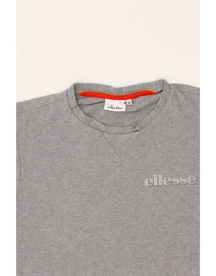 ELLESSE Boys Vest Top 15-16 Years XL Grey Cotton Vintage Ellesse and Second-Hand Ellesse from Messina Hembry 