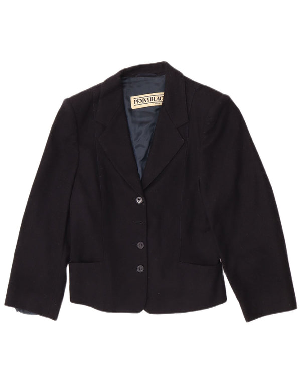 Penny Black Womens 3 Button Blazer Jacket UK 10 Small Wool