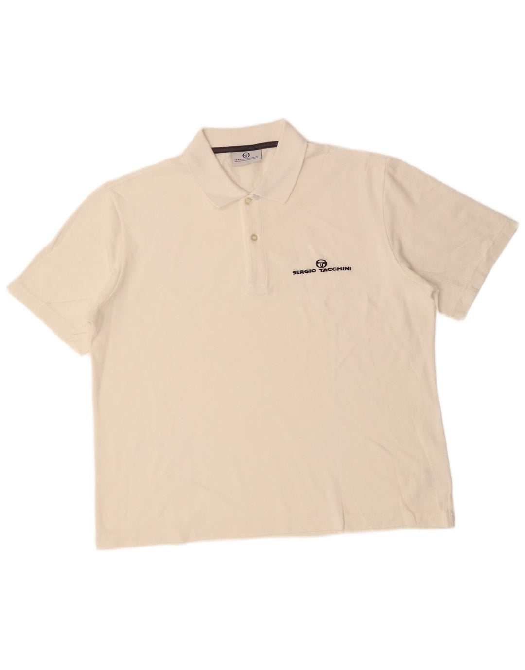 SERGIO TACCHINI Muška polo majica XL bijeli pamuk