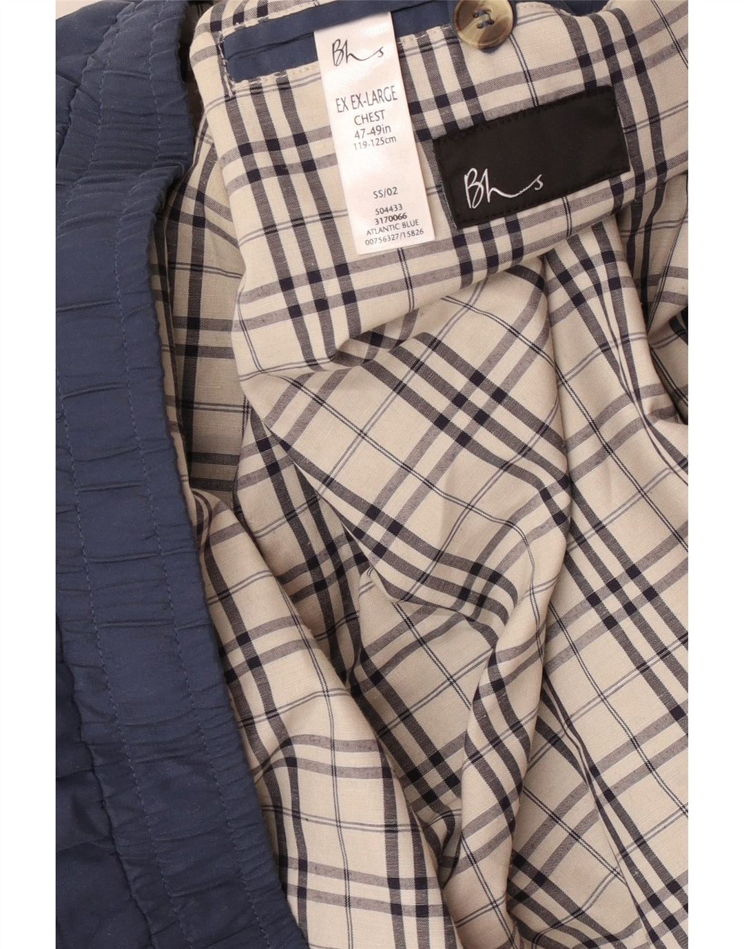 Bhs muška bomber jakna UK 47/49 2XL tamnoplavi pamuk