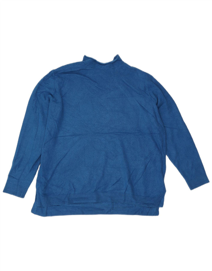 Marks & Spencer ženski džemper s kornjačičastim ovratnikom UK 16 Large Blue