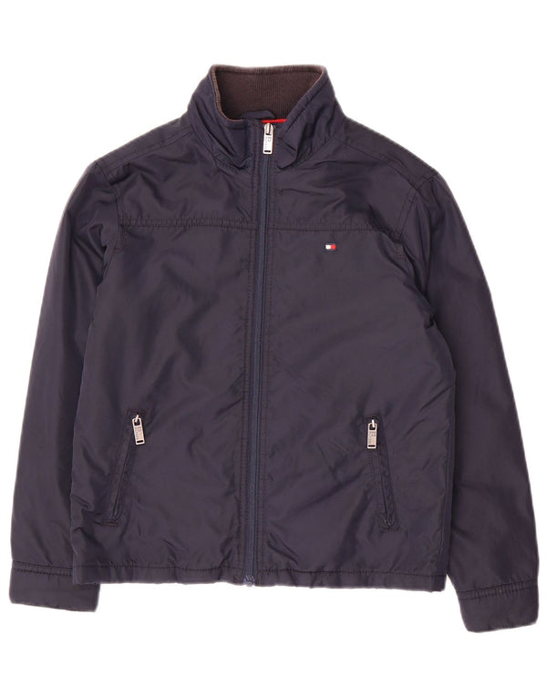 Bomber jakna Tommy Hilfiger za dječake 9-10 godina tamnoplavi najlon