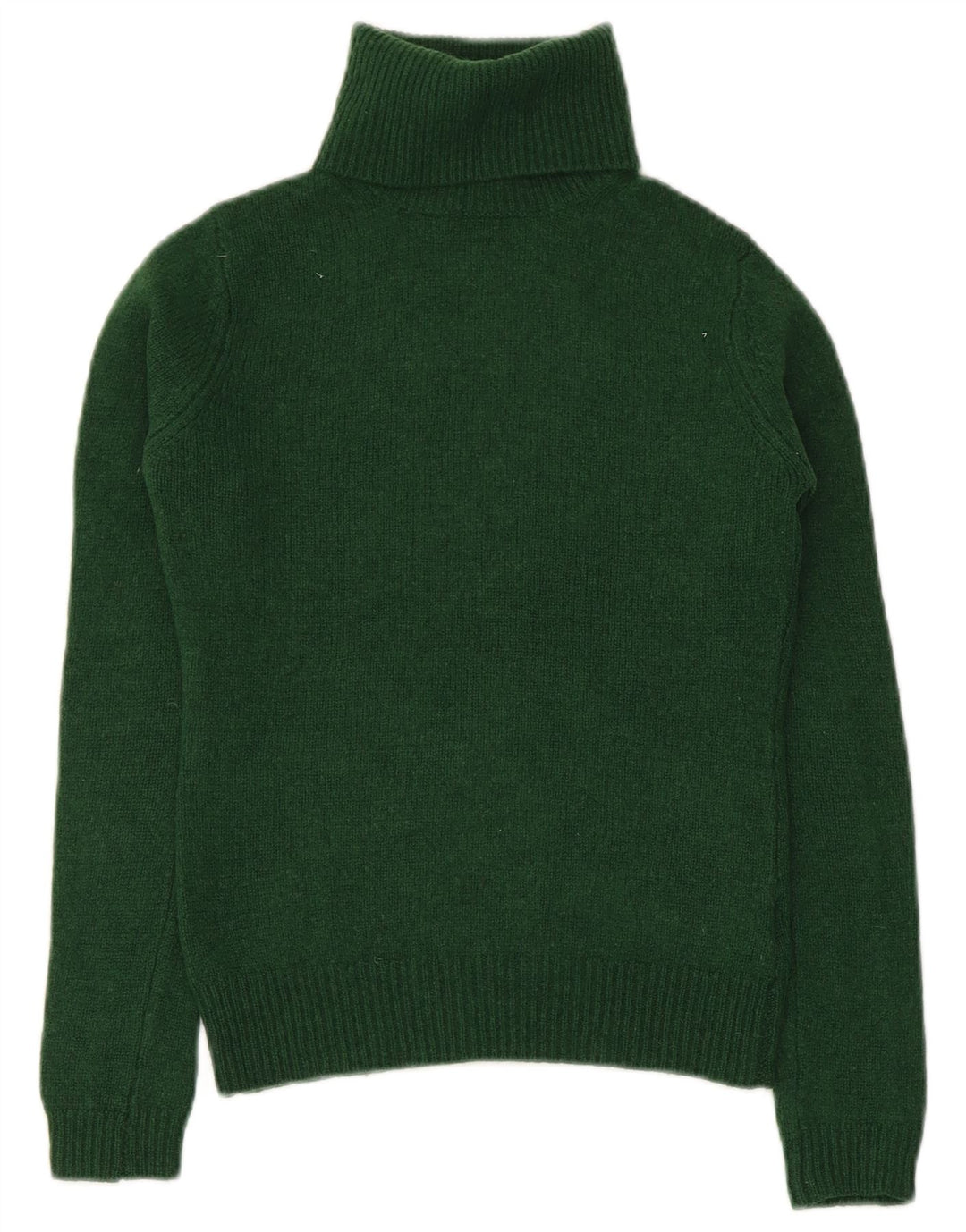 Massimo Dutti ženski kratki pulover s ovratnikom UK 12 srednje zelene vune