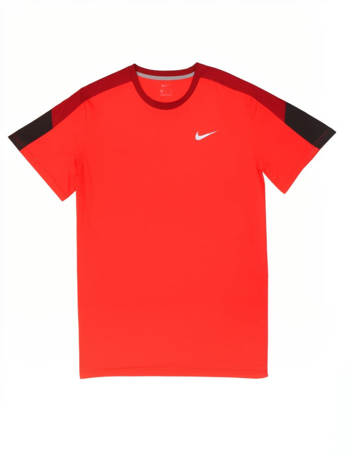 Nike muška majica kratkih rukava XL Red Colourblock poliester