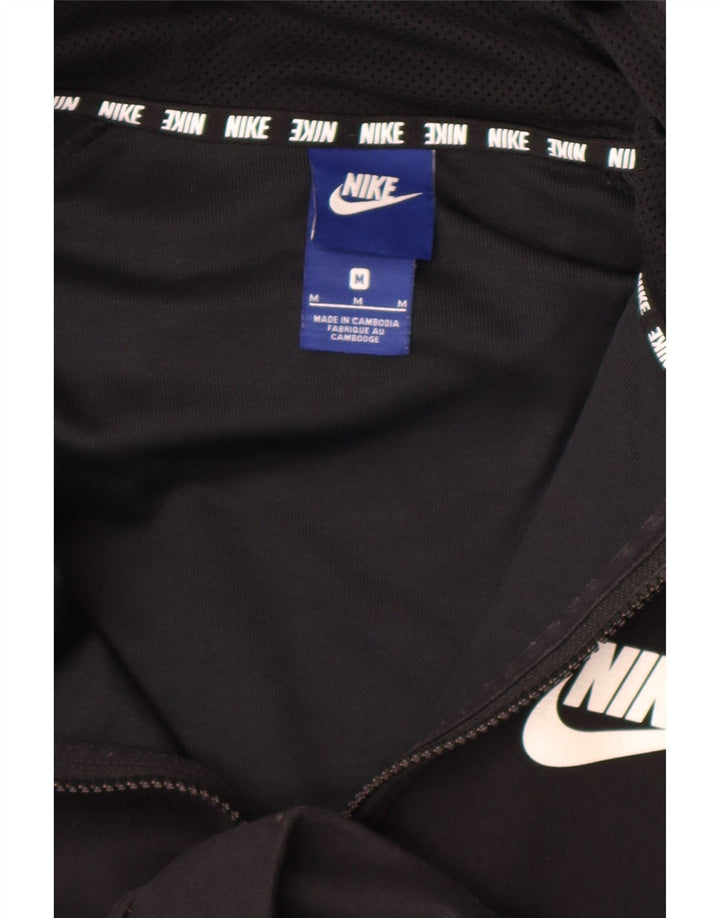 Nike muški pulover s kapuljačom s patentnim zatvaračem srednje crne boje