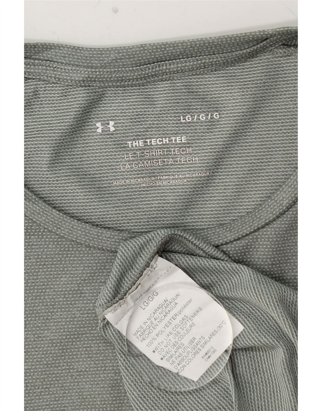 UNDER ARMOUR Muška majica kratkih rukava Veliki zeleni poliester