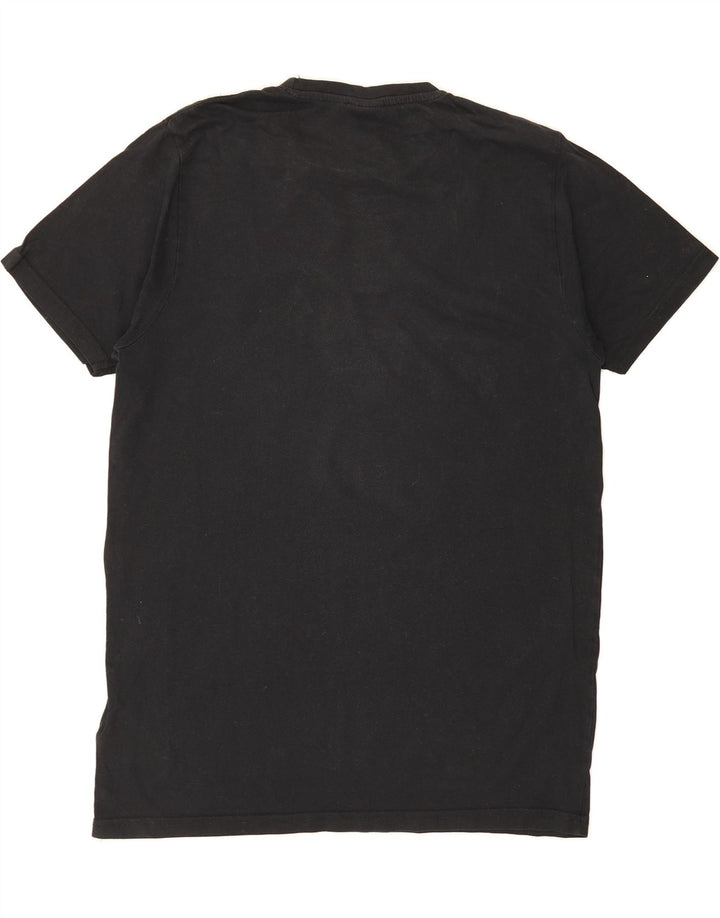 ELLESSE Mens Graphic T-Shirt Top Medium Black Cotton Vintage Ellesse and Second-Hand Ellesse from Messina Hembry 