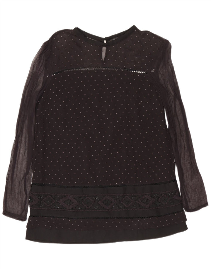 Simona Barbieri Ženska twin-set bluza Top UK 10 Small Black Spotted