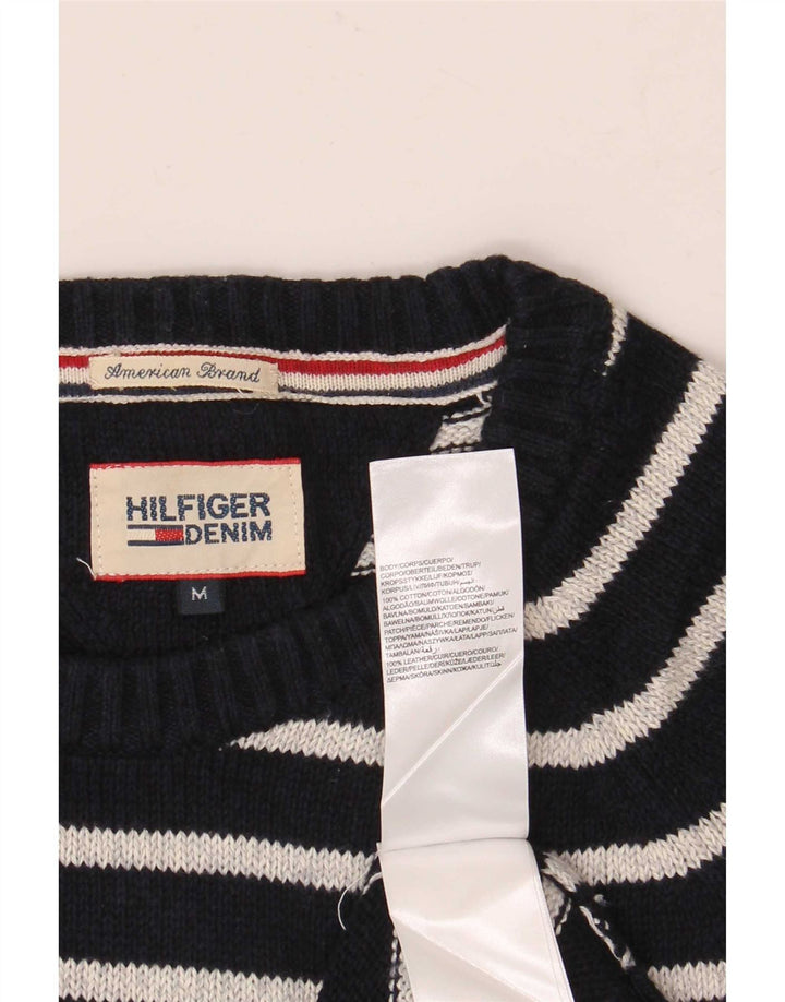 Tommy Hilfiger muški džemper s okruglim izrezom srednje tamnoplave pruge