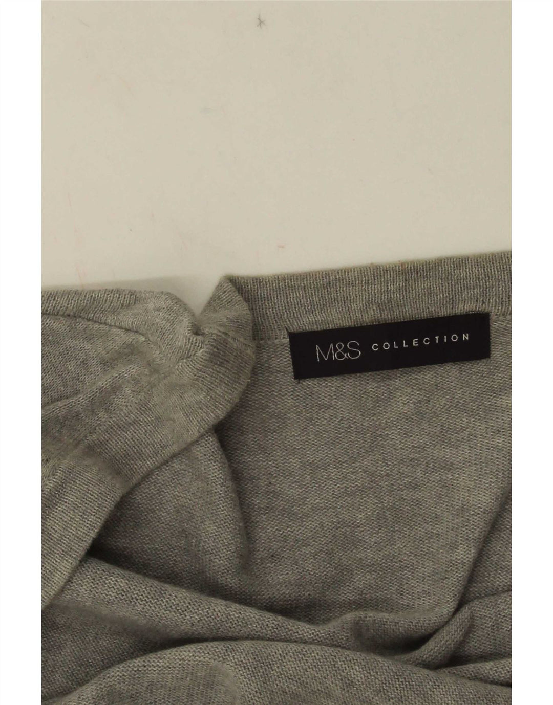 Marks & Spencer ženski otvoreni kardigan pulover UK 10 Small Gray