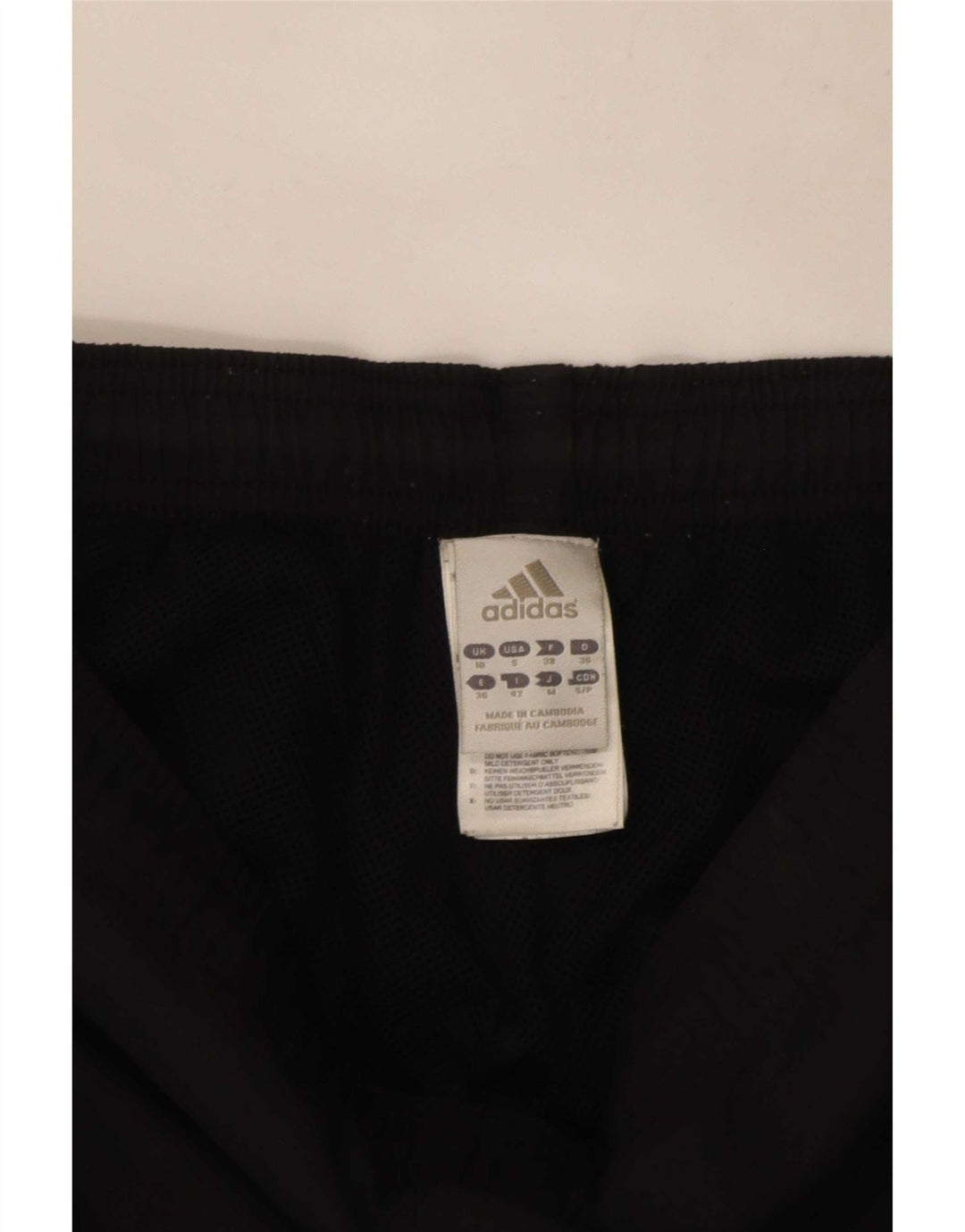 Adidas ženske Capri trenirke hlače UK 10 male crne poliesterske