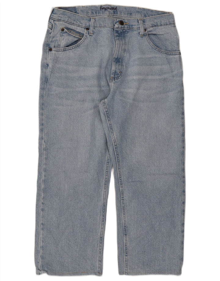 Wrangler muške kratke traperice W34 L23 plavi pamuk