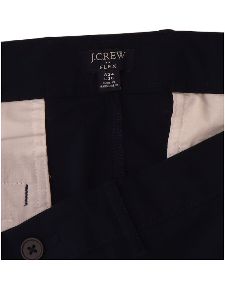 J. Crew muške uske chino hlače Flex W34 L30 tamnoplavi poliester