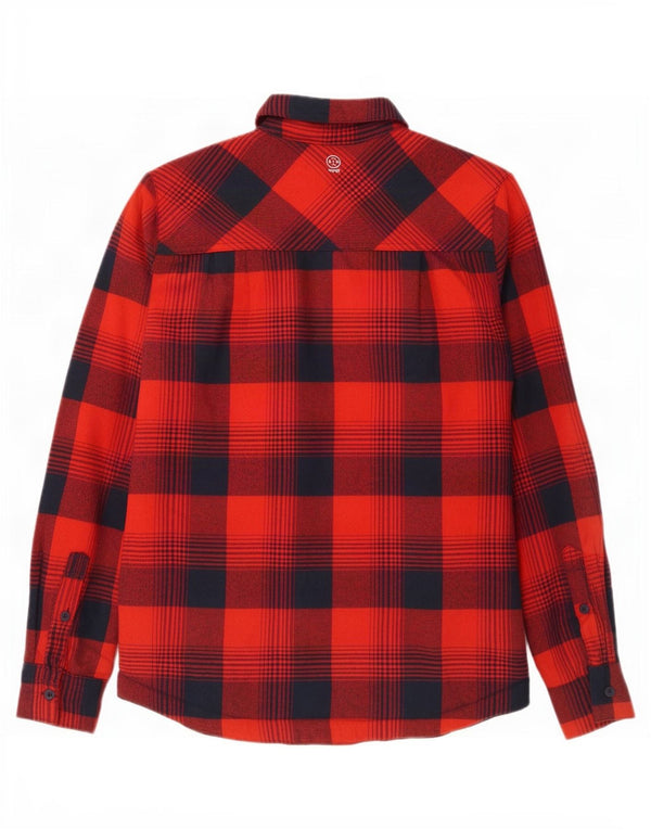 Wrangler ženska Sherpa flanelska košulja uobičajenog kroja UK 6 XS, crveni karirani pamuk