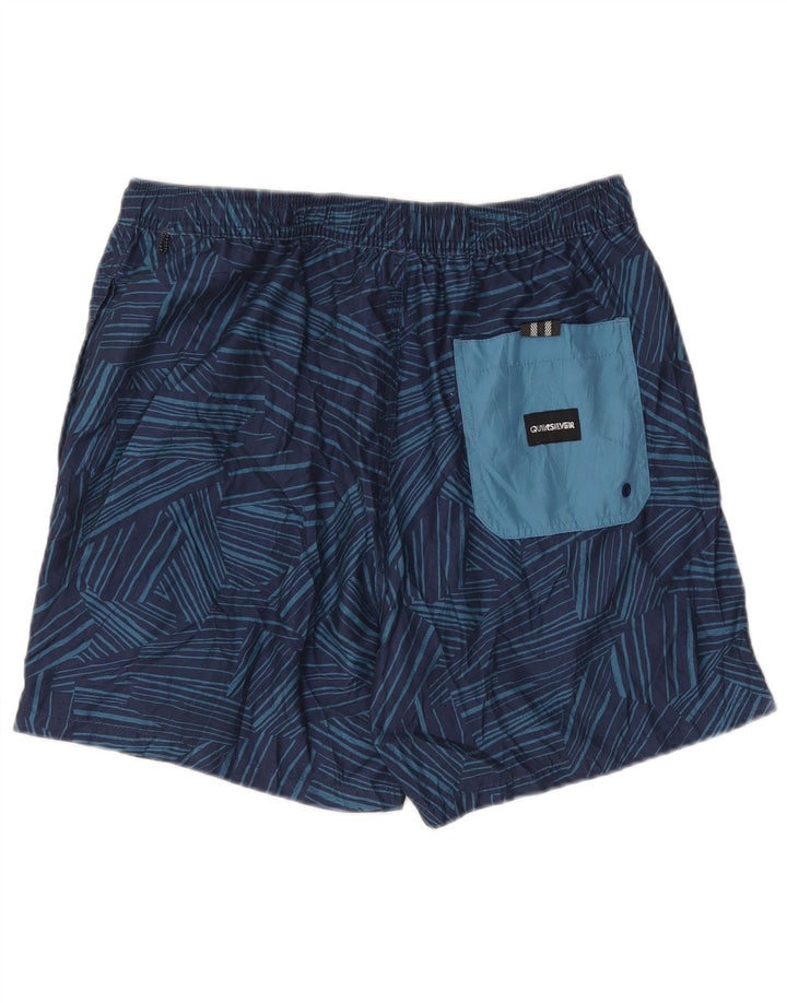 Quiksilver muške kratke hlače za kupanje XL tamnoplavi geometrijski poliester
