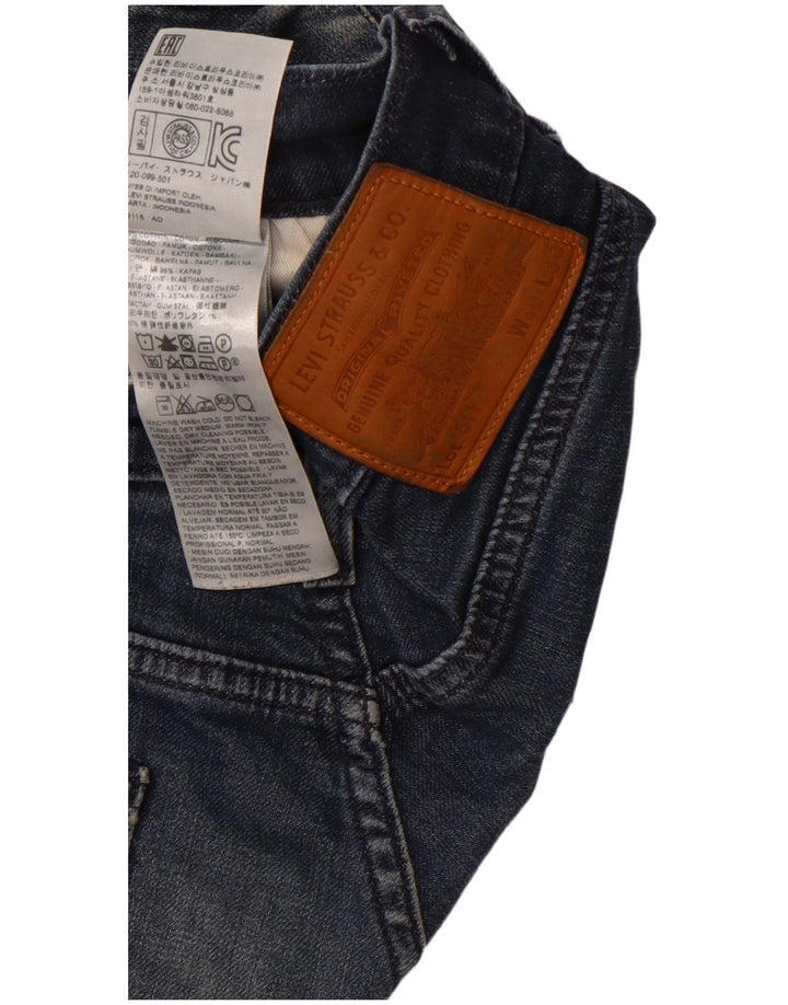 LEVI'S muške 511 uske traperice W30 L30 tamnoplavi pamuk