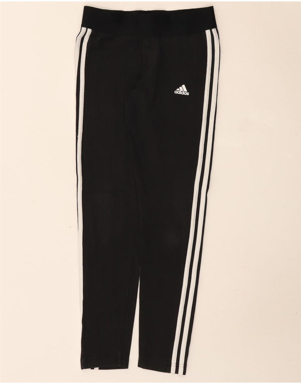 Adidas ženske tajice UK 8/10 male crne pamučne