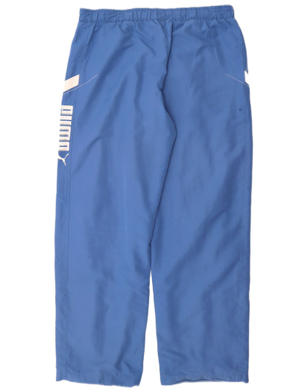 Puma muške grafičke hlače za trenirku Large Blue Colourblock